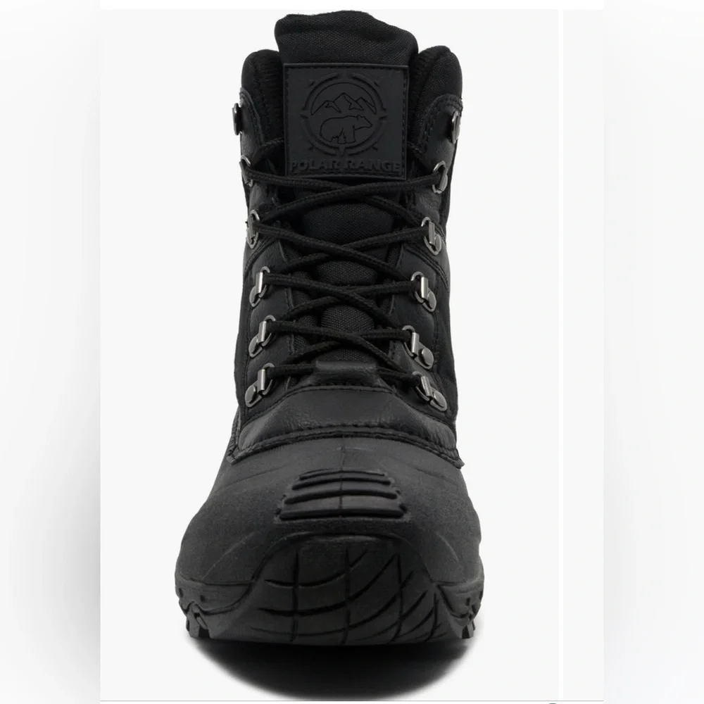 Black Men's Rain & Snow Boots